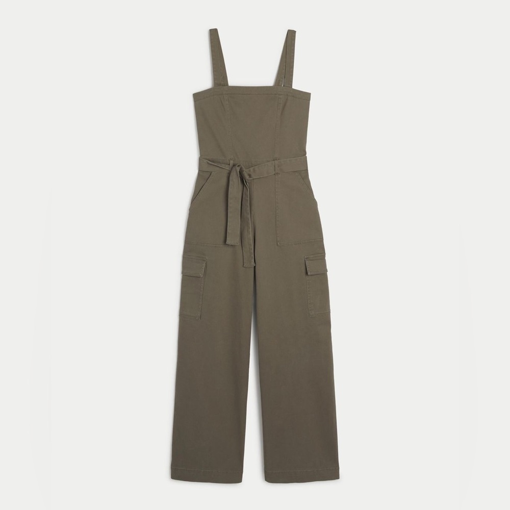 Hollister Twill Cargo Jumpsuit